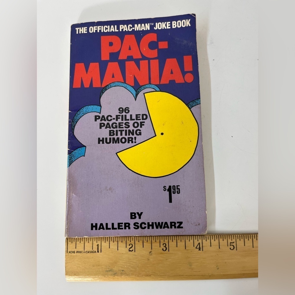 PAC-Mania - Vintage Soft Cover Book, The Official Pac-Man Joke Book 1982 - Picture 7 of 8